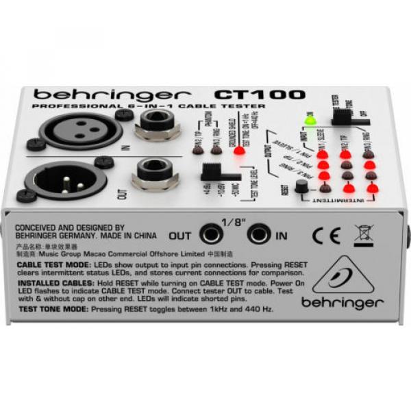 New Behringer Cable Tester CT100 Buy it Now! Make Offer! Auth Dealer! #4 image