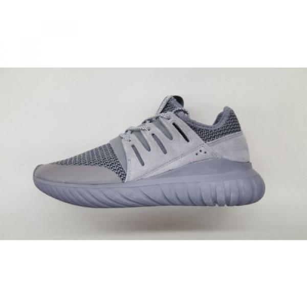 ADIDAS ORIGINALS TUBULAR RADIAL LIGHT GREY WHITE MENS SIZE SNEAKERS S76718 #1 image