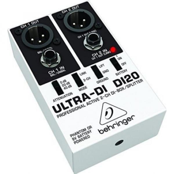 Behringer DI20 Ultra-DI 2 Channel DI Box/Splitter #7 image