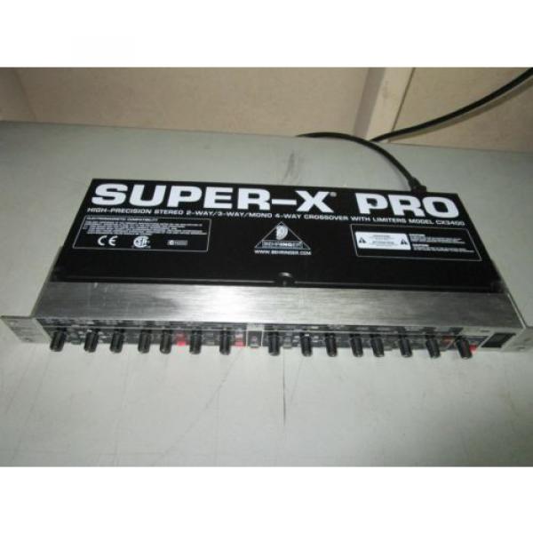 BEHRINGER SUPER-X PRO CX3400 CROSSOVER #3 image