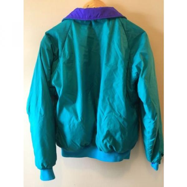 Columbia Radial Sleeve Reversible Green Purple Nylon Thinsulate Jacket sz M CJ2 #4 image