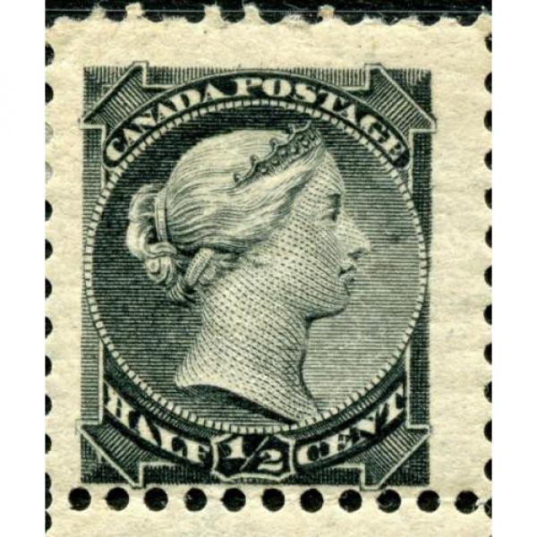 Canada Small Queen 1/2c Block of 4 MM inc Re-Entry Doubling of Radial Lines etc #4 image