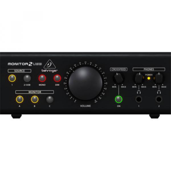 New Behringer MONITOR2USB Speaker &amp; Headphone Monitor VCA Audio USB Interface #2 image