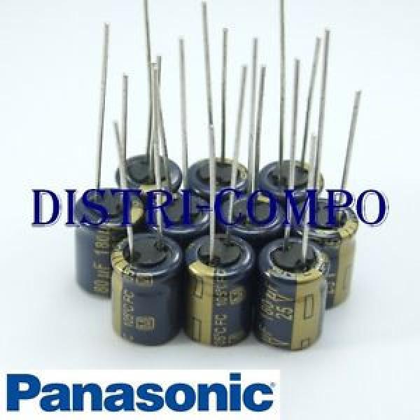 Condensateur électrolytique radial Panasonic 50V 105° valeur au choix FC Low ESR #1 image