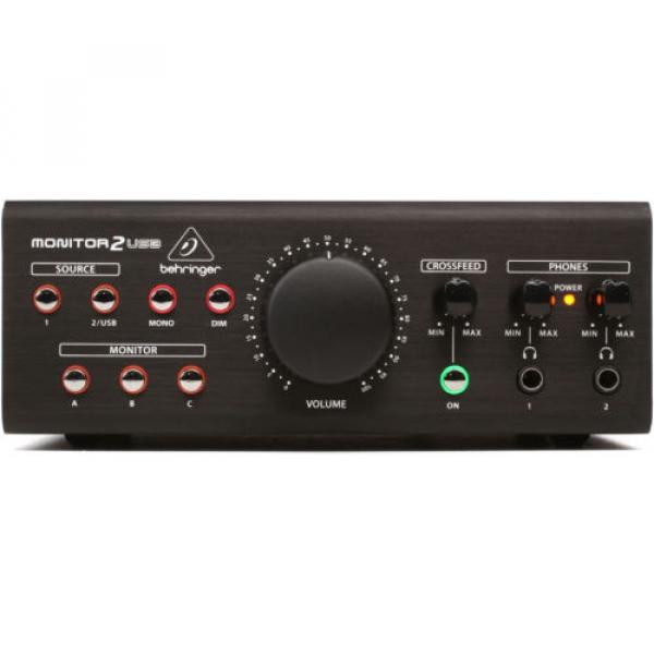 New Behringer MONITOR2USB Speaker &amp; Headphone Monitor VCA Audio USB Interface #6 image