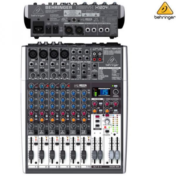 Behringer Xenyx X1204USB 12-Input USB Audio Mixer w/ Effects l Authorized Dealer #1 image