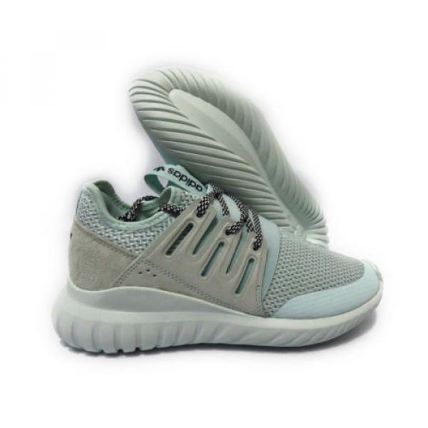 [S76717] ADIDAS ORIGINALS TUBULAR RADIAL ICE MINT GRADE SCHOOL SNEAKER Sz 5 #1 image