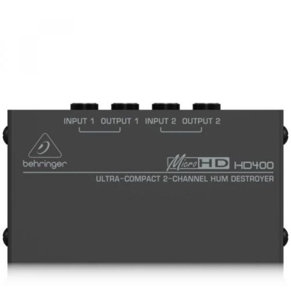 Behringer MicroHD HD400 Compact Hum Eliminator Destroyer l USA Authorized Dealer #3 image