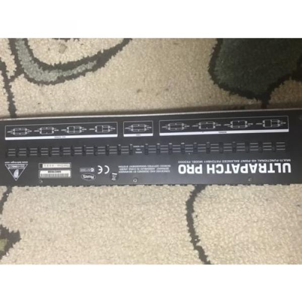 Behringer PX3000 Ultrapatch Pro 48-Point Balanced Rack Mountable Patchbay 1/4&#034; #3 image