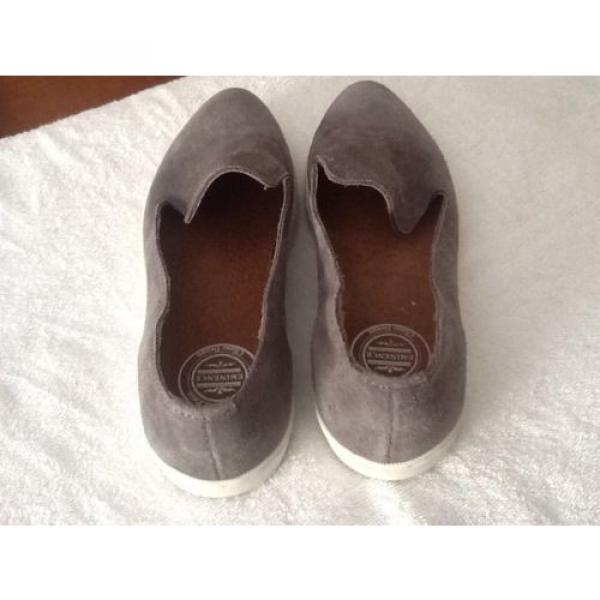 Ladies Grey Swade Size 37 Slip On Shoes By Eminence #3 image