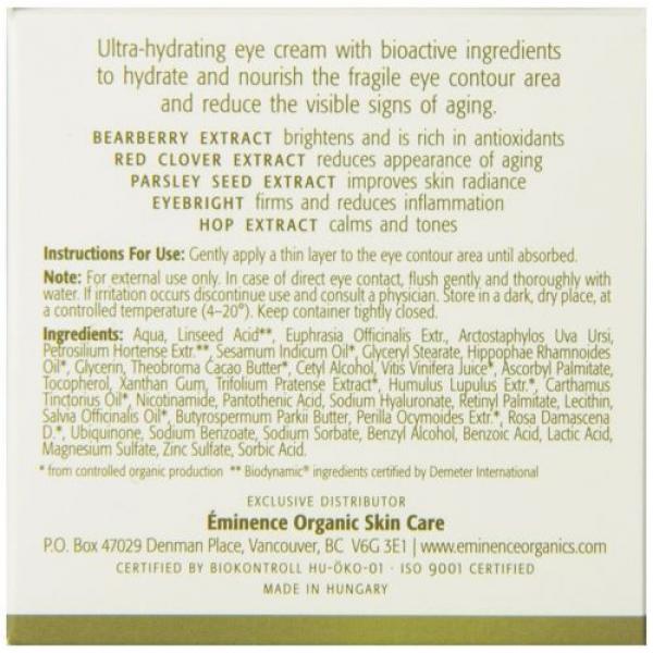 Eminence Organic Skincare. Bearberry Eye Repair Cream 0.5 oz. #4 image