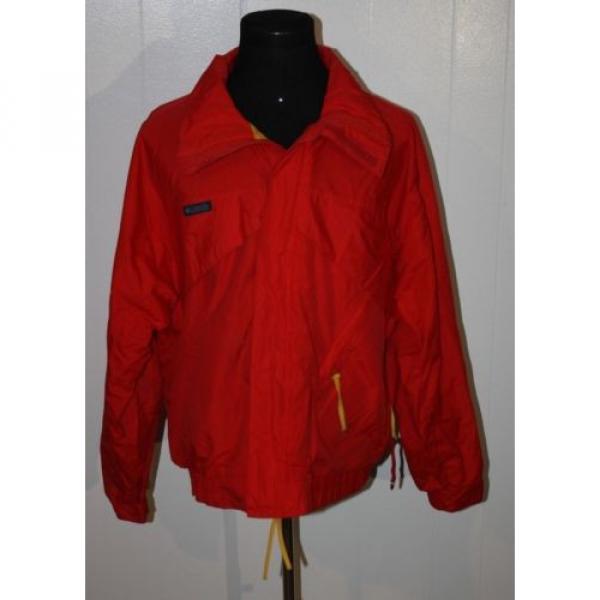 Columbia Radial Sleeve Red Yellow Jacket Lining L #1 image