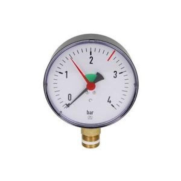 Heizungsmanometer Afriso Radial 0 - 4 Bar 63 mm 1/4 &#034; Manometer Radial #1 image