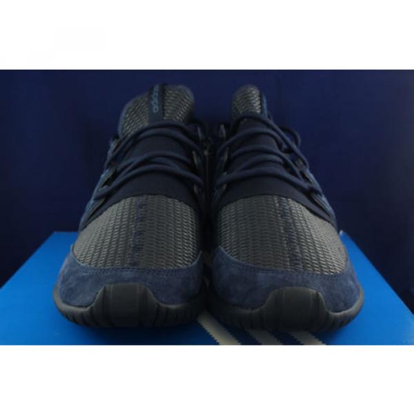 ADIDAS TUBULAR RADIAL LEATHER COLLEGIATE NAVY CORE BLACK S76722 SZ 11 #3 image