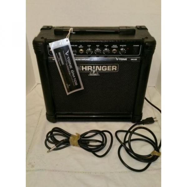 Behringer V-Tone GM108 True Analog Modeling Guitar Amp CD Input Headphone Out #1 image