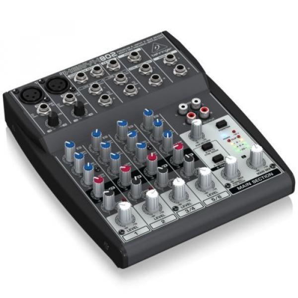 Behringer Xenyx 802 Compact 8-Channel Audio Mixer NEW l USA Authorized Dealer #5 image