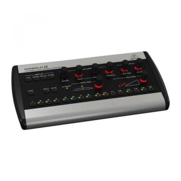 Behringer POWERPLAY P16-M 16-Channel Digital Personal Mixer P16M -Belfield Music #3 image