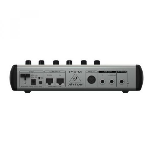 Behringer POWERPLAY P16-M 16-Channel Digital Personal Mixer P16M -Belfield Music #5 image