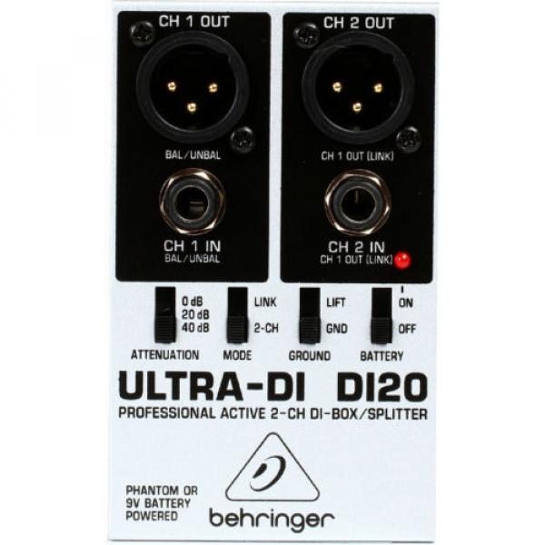 New Behringer Ultra-DI DI20 Direct box Buy it Now! Make Offer! Auth Dealer! #1 image