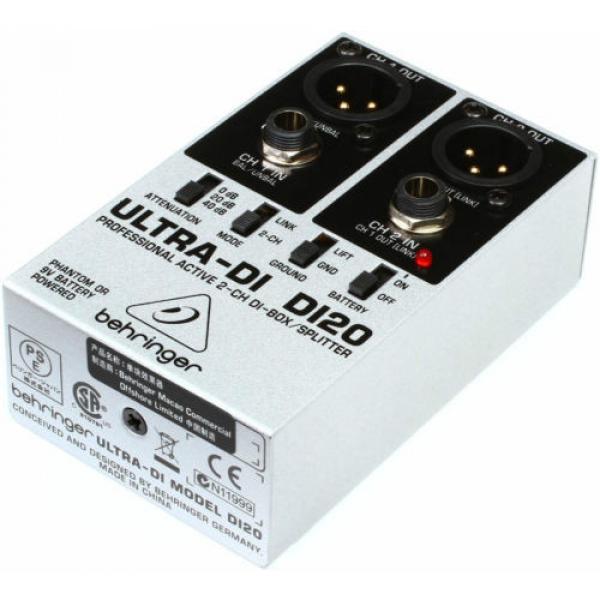 New Behringer Ultra-DI DI20 Direct box Buy it Now! Make Offer! Auth Dealer! #4 image