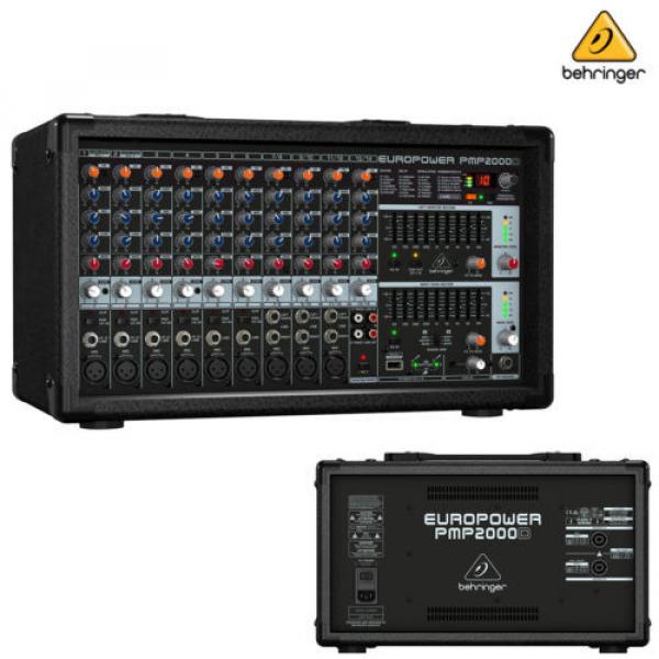 Behringer Europower PMP2000D Mixer w/ KLARK TEKNIK FX Processor Wireless Option #1 image