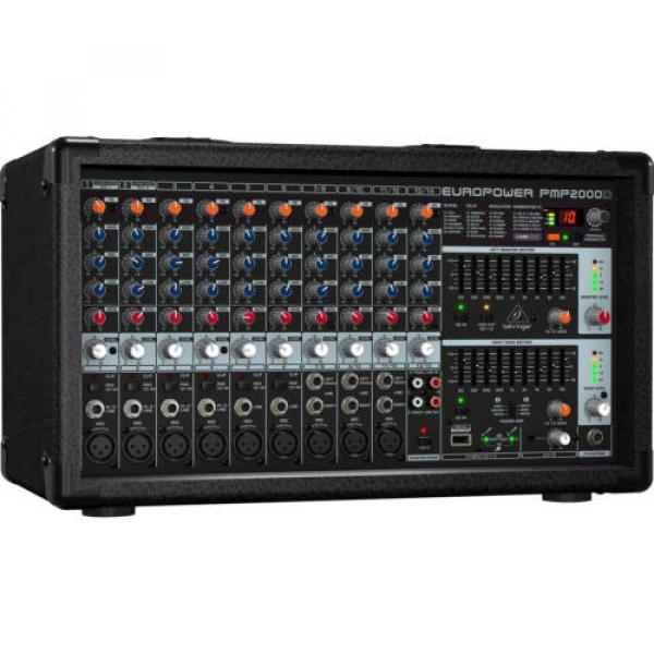 Behringer Europower PMP2000D Mixer w/ KLARK TEKNIK FX Processor Wireless Option #4 image