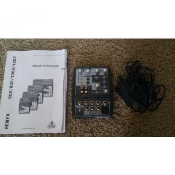 Behringer Xenyx 502 Premium 5-Input 2-Bus Mixer - Mic Preamp #2 image