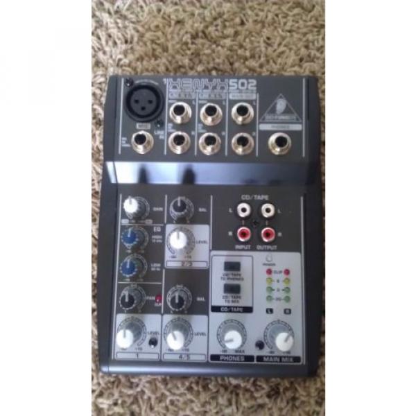 Behringer Xenyx 502 Premium 5-Input 2-Bus Mixer - Mic Preamp #3 image