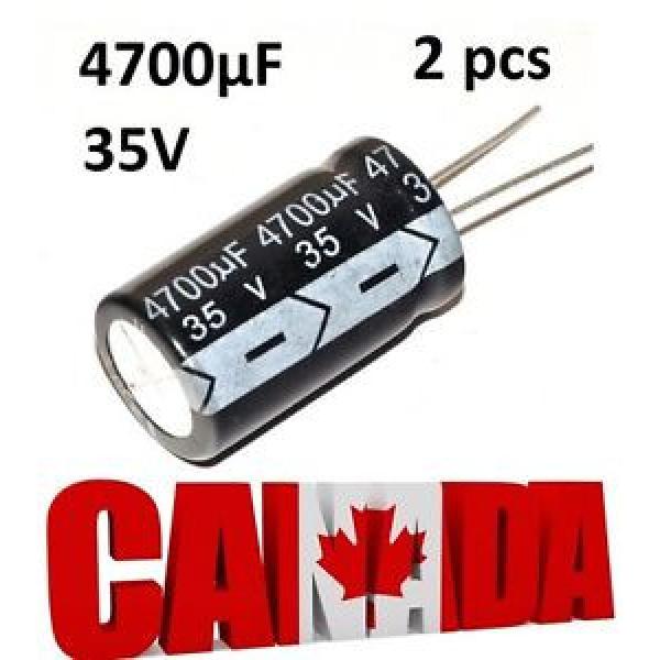 2PCS 4700UF 35V 105°C Radial Electrolytic Capacitor 18*30mm #1 image