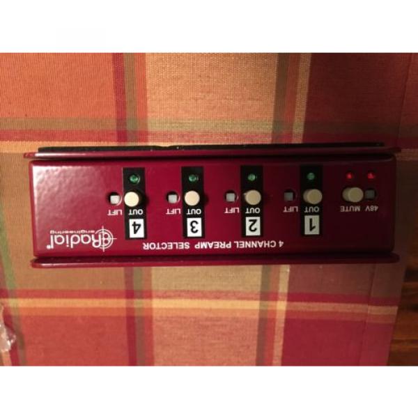 Radial Engineering Cherry Picker 4-Channel Microphone Preamp Selector #3 image