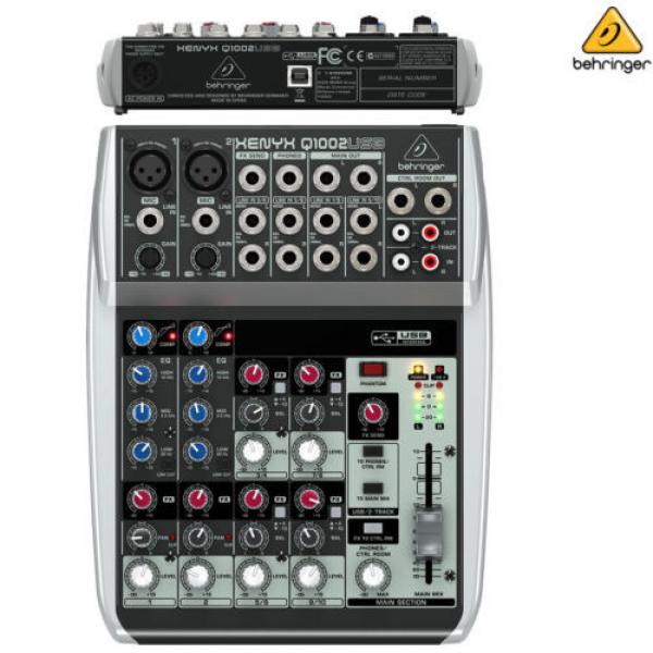 Behringer Xenyx Q1002USB l 10-Input 2-Bus Audio Mixer NEW l Authorized Dealer #1 image