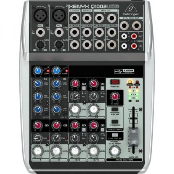 Behringer Xenyx Q1002USB l 10-Input 2-Bus Audio Mixer NEW l Authorized Dealer #2 image