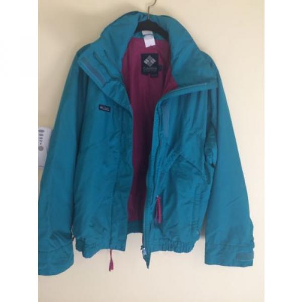 EUC Columbia Blue Whirlibird Interchange Shell Radial Sleeve Ski Jacket MEDIUM #2 image