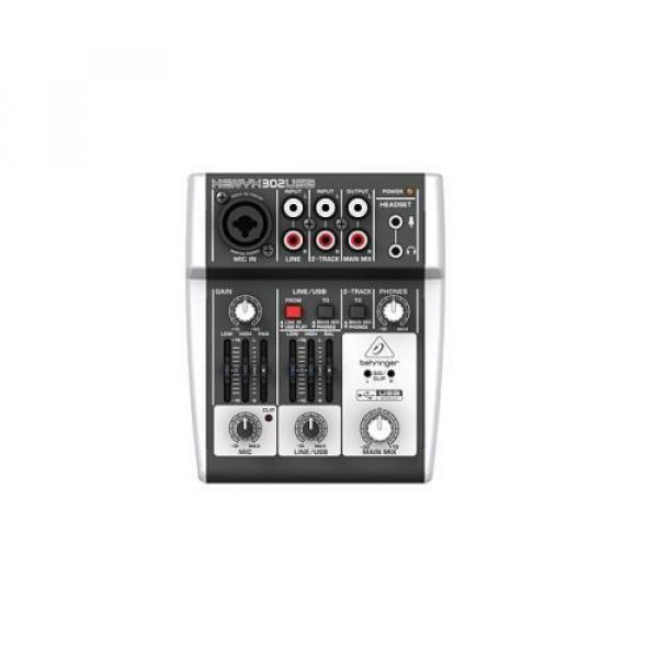 NEW BEHRINGER XENYX 302USB 5-Input mixer USB/Audio Interface From Japan #1 image