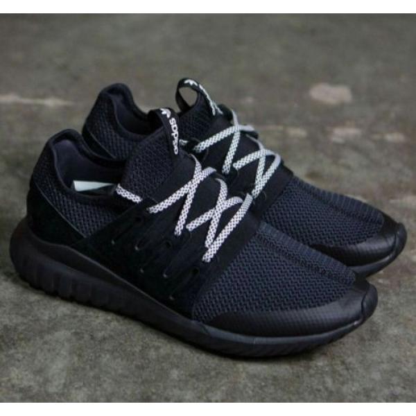 New Men&#039;s ADIDAS Originals Tubular Radial - S76719 - Black Sneaker SZ 10 #1 image