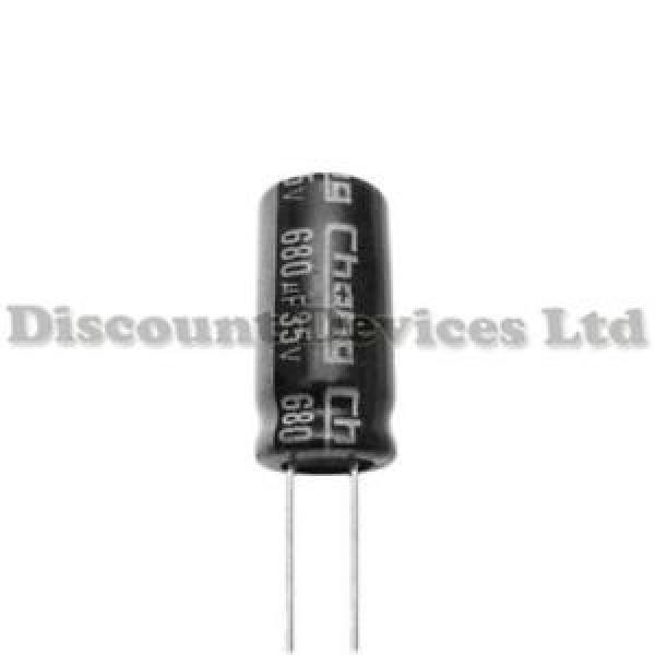 5x 680uF 35V Radial Electrolytic Capacitor 105C #1 image