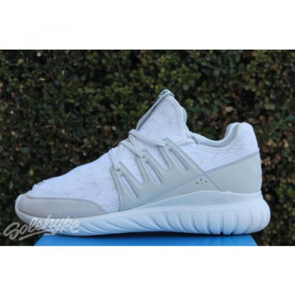 ADIDAS TUBULAR RADIAL PRIMEKNIT SZ 11.5 VINTAGE RUNNING WHITE PK S76714 #1 image