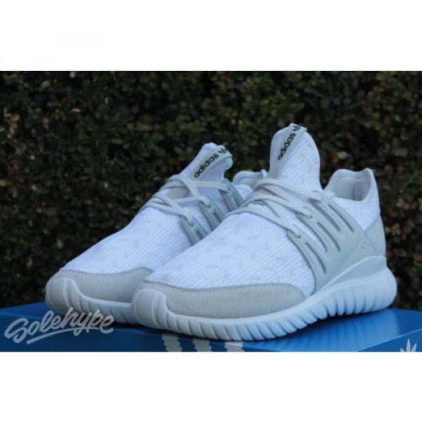 ADIDAS TUBULAR RADIAL PRIMEKNIT SZ 11.5 VINTAGE RUNNING WHITE PK S76714 #2 image