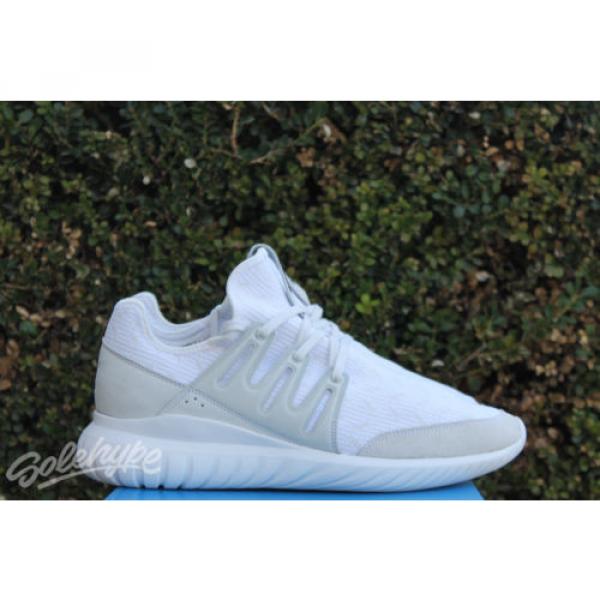 ADIDAS TUBULAR RADIAL PRIMEKNIT SZ 11.5 VINTAGE RUNNING WHITE PK S76714 #5 image