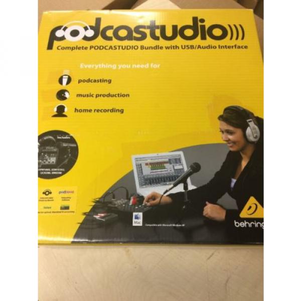 Behringer PODCASTUDIO USB Podcast Studio - Xenyx 502 mac music production #6 image