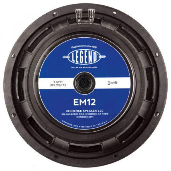 Eminence Legend EM12 12&#034; 8 Ohm Replacement Bass Guitar Speaker #3 image