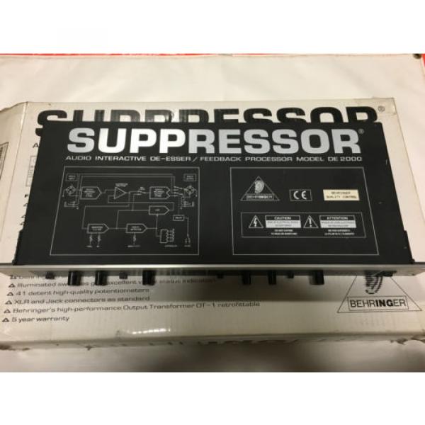 Behringer DE 2000 Suppressor Feedback Processor #2 image