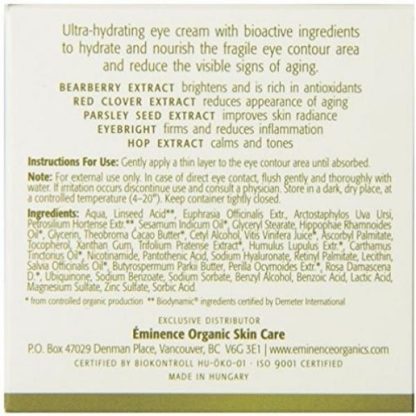 Eminence Organic Skincare. Bearberry Eye Repair Cream 0.5 Oz. #4 image