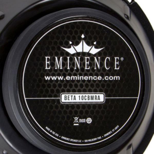 Eminence Beta-10CBMRA 10 inch Closed Sealed Back Midrange 8 ohm 400 W PA Speaker #5 image