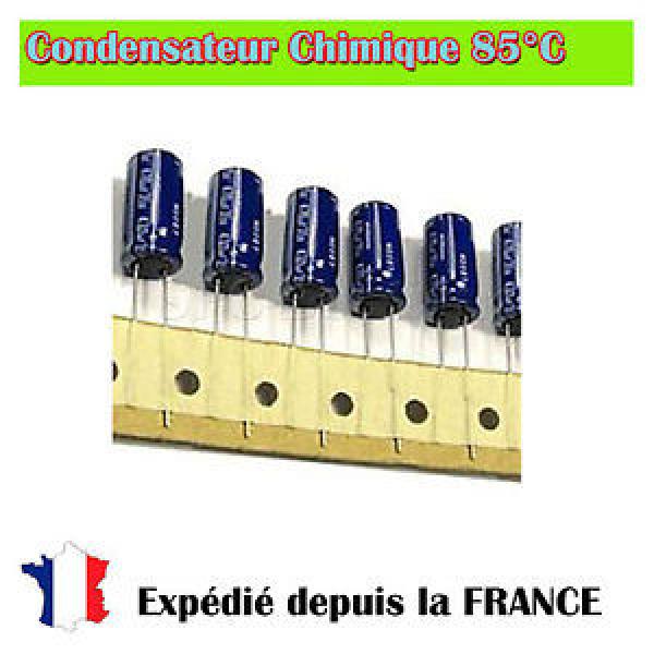 Lots de Condensateur chimique Radial 1uF/63V 85°C #1 image