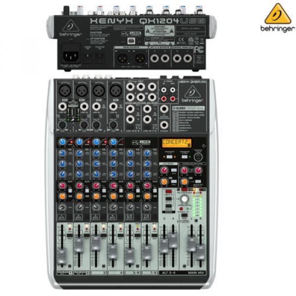 Behringer Xenyx QX1204USB USB Audio Interface Mixer NEW l USA Authorized Dealer #1 image