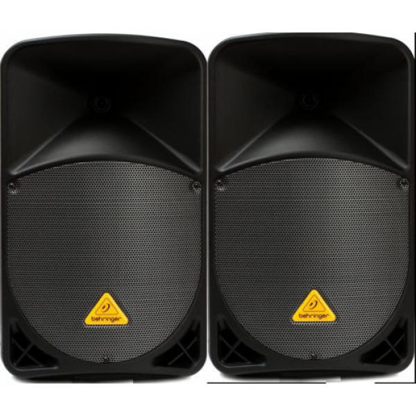 (2) PAIR Behringer Eurolive B112W 1000w Active  Bluetooth Speaker Auth Dealer #1 image