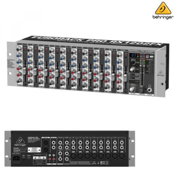 Behringer RX1202FX Rack Mount Line Microphone Mixer NEW l USA Authorized Dealer #1 image