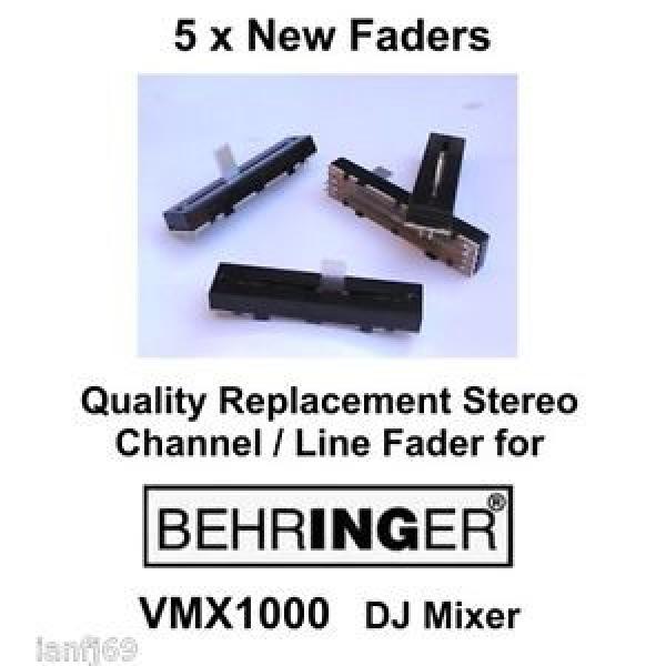 5 x BEHRINGER VMX1000 VMX 1000 DJ mixer Replacement Stereo Channel fader /slider #1 image