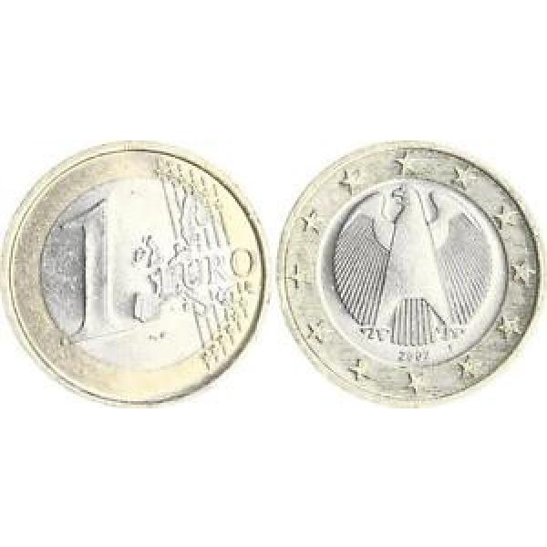 1 Euro 2002FDeutschland Probe bzw. Vorentwurf mit radial ausgerichteten Sternen #1 image